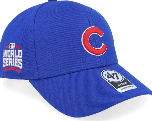 Adjustable-47 Brand Chicago Cubs World Series Sure Shot Mvp Royal Adjustable -