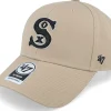 Adjustable-47 Brand Chicago White Sox Cooperstown Mvp Khaki Adjustable -