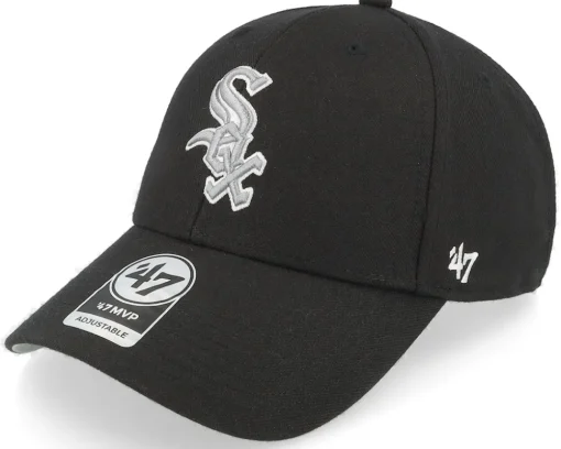 Clearance 47 Brand Chicago White Sox MLB Sure Shot 47 MVP cws Adjustable - Black