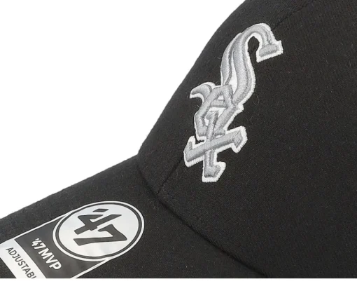 Clearance 47 Brand Chicago White Sox MLB Sure Shot 47 MVP cws Adjustable - Black