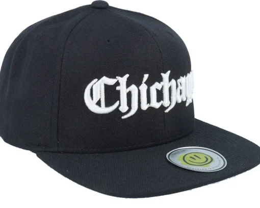 Snapback-Lucid Smile Chichago 3d Script Black Snapback -