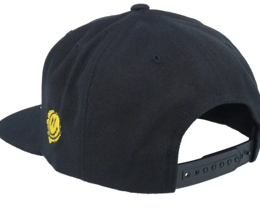 Snapback-Lucid Smile Chichago 3d Script Black Snapback -