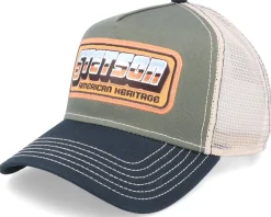 Trucker-Stetson Chrome Olive Trucker -