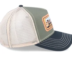 Trucker-Stetson Chrome Olive Trucker -