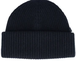 Cuff Beanies-Resteröds Chunky Beanie Black Cuff -