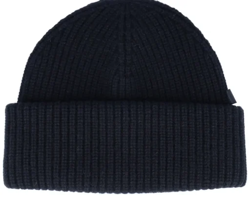 Cuff Beanies-Resteröds Chunky Beanie Black Cuff -