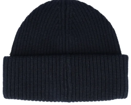 Cuff Beanies-Resteröds Chunky Beanie Black Cuff -