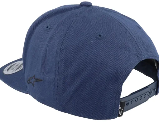 Motor-Alpinestars Circle Navy/Black Snapback - Blue