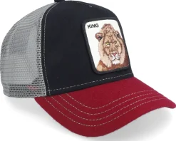 Trucker-Goorin Bros. Circwool Of Life Core Black/Grey/Red Trucker -