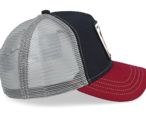 Trucker-Goorin Bros. Circwool Of Life Core Black/Grey/Red Trucker -