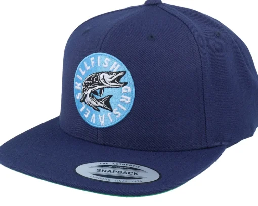 Snapback-Skillfish Cirkel Grisjävel Classic Navy Snapback -