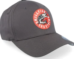 Flexfit-Skillfish Cirkel Grisjävel Wooly Combed Dark Grey Flexfit -