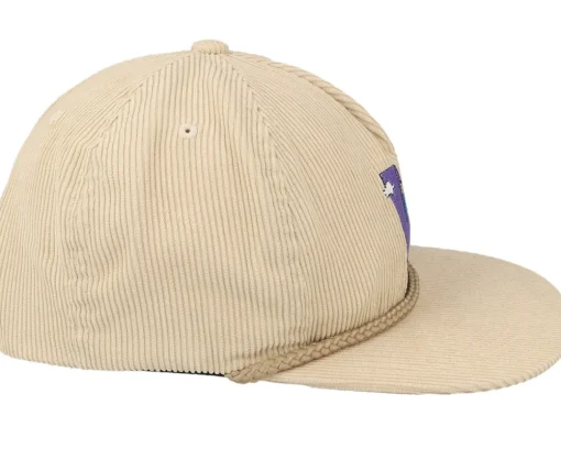 Clearance HUF City H Corduroy Natural Snapback -