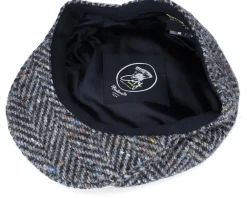 Online City Sport Sixpence Black/Grey Flat Cap -