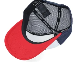 Clearance Alpinestars Clarified Foam Hat White/Navy/Red Trucker -