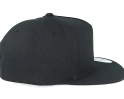 Snapback | Blanks-Yupoong Classic 5 Panel Black Snapback -