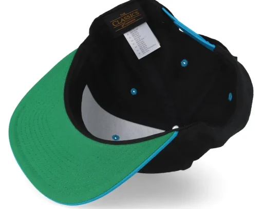 Snapback | Blanks-Yupoong Classic /Teal Snapback - Black
