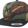 Snapback | Blanks-Yupoong Classic Camo/Black Snapback -