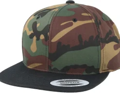 Snapback | Blanks-Yupoong Classic Camo/Black Snapback -