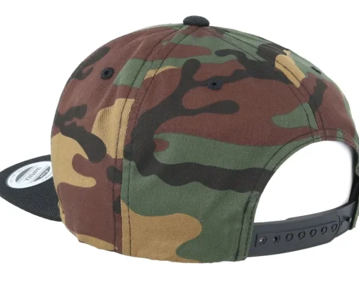 Snapback | Blanks-Yupoong Classic Camo/Black Snapback -