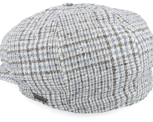 Outlet Wigéns Classic Cap Light Blue Newsboy Flat Cap -