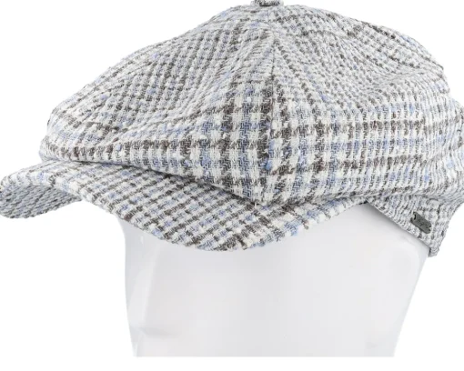 Outlet Wigéns Classic Cap Light Blue Newsboy Flat Cap -