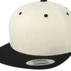 Outlet Yupoong Classic Natural/ Snapback - Black