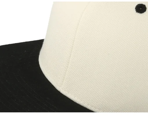 Outlet Yupoong Classic Natural/ Snapback - Black