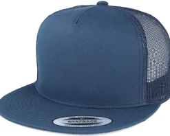 Trucker-Yupoong Classic Navy A-Frame Trucker Snapback -