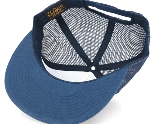 Trucker-Yupoong Classic Navy A-Frame Trucker Snapback -