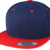 Snapback-Yupoong Classic Navy/Red Snapback -