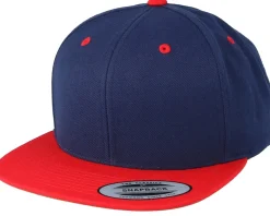 Snapback-Yupoong Classic Navy/Red Snapback -