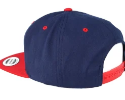 Snapback-Yupoong Classic Navy/Red Snapback -