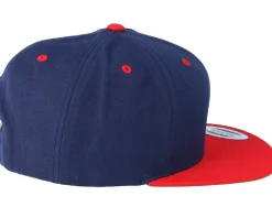 Snapback-Yupoong Classic Navy/Red Snapback -