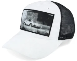 Trucker-Calza Pennello Classic Sportscar White/Black A-frame Trucker -