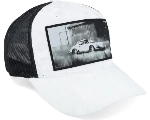 Trucker-Calza Pennello Classic Sportscar White/Black A-frame Trucker -