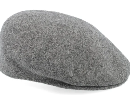 New Jaxon & James Classic Wool Charcoal Flat Cap -