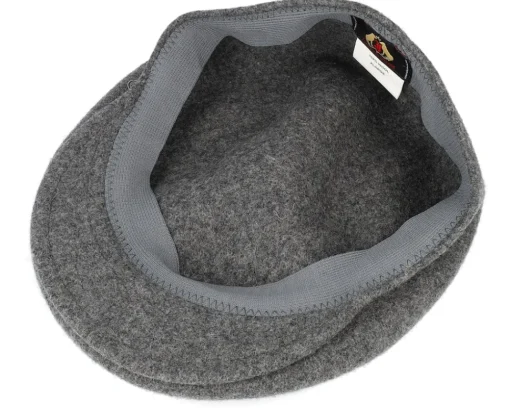 New Jaxon & James Classic Wool Charcoal Flat Cap -