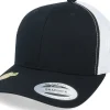 Blanks-Yupoong Classics Recycled Mesh Black/White Trucker -