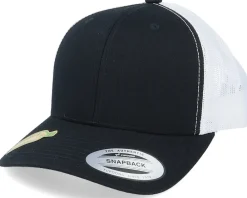Blanks-Yupoong Classics Recycled Mesh Black/White Trucker -
