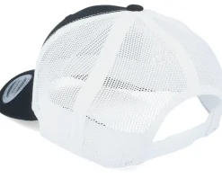 Blanks-Yupoong Classics Recycled Mesh Black/White Trucker -