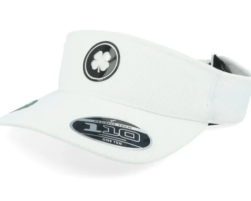 Sport-Black Clover Clear White/Black Tpu Patch Visor -