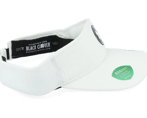 Sport-Black Clover Clear White/Black Tpu Patch Visor -
