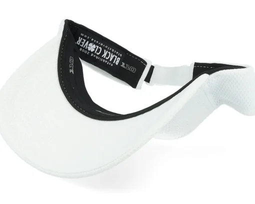 Sport-Black Clover Clear White/Black Tpu Patch Visor -
