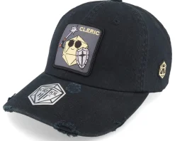 Sale Critiql Hit Cleric Dad Cap Destroyed Adjustable - Black