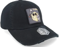 Sale Critiql Hit Cleric Dad Cap Destroyed Adjustable - Black