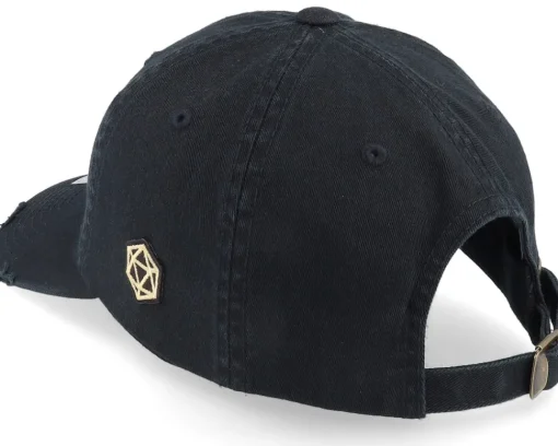 Sale Critiql Hit Cleric Dad Cap Destroyed Adjustable - Black