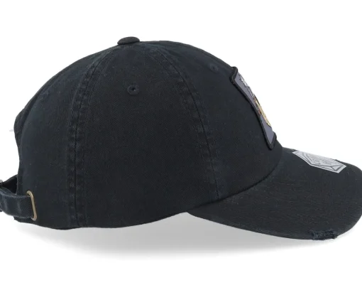 Sale Critiql Hit Cleric Dad Cap Destroyed Adjustable - Black