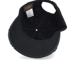 Sale Critiql Hit Cleric Dad Cap Destroyed Adjustable - Black