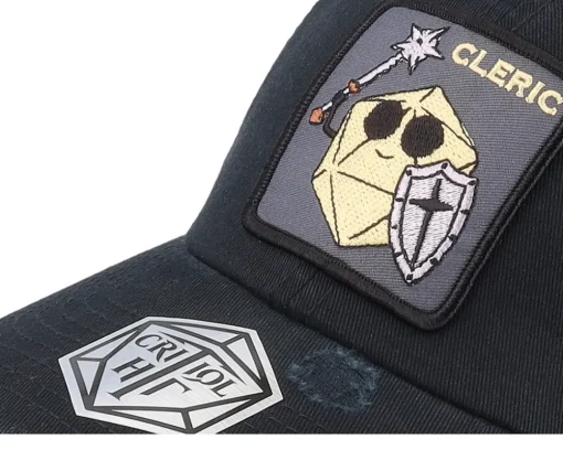 Sale Critiql Hit Cleric Dad Cap Destroyed Adjustable - Black